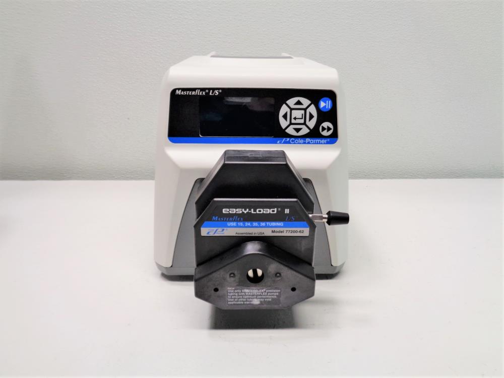 Cole Parmer Masterflex L/S Digital Drive 7551-00 w/ Easy-Load II Pump 77200-62